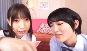 【VR】JK二人とバーチャルセックス体験
